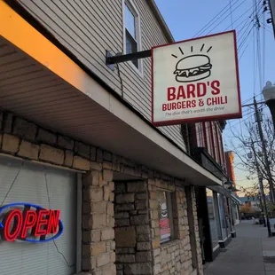 a sign for bard's