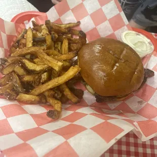 Black and Blue Burger