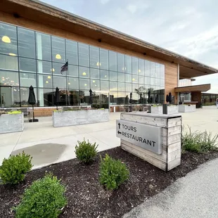 the exterior of the restaurant