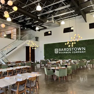 the interior of the bar