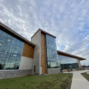 Outside main building