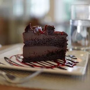 Chocolate raspberry cake