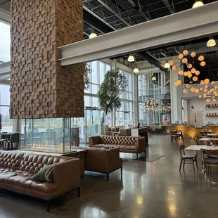 the interior of the tasting room