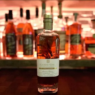 a bottle of bardstown bourbon