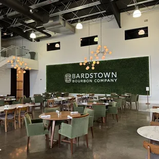 the interior of the restaurant