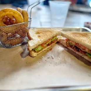 BLT (look hard for the bacon!)