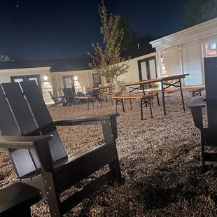 Another shot of courtyard. Such a fun way to end the night.