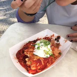 Mexican breakfast lasagna