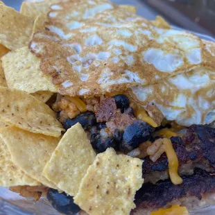 Breakfast nachos