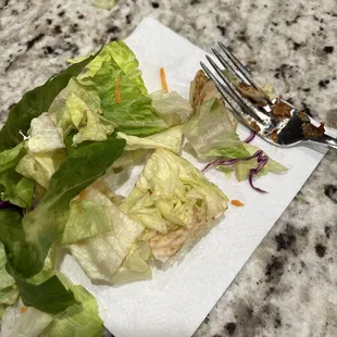 Spoiled salad