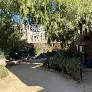 This is one of the entrances to this gem hidden in Temecula. Great place to sit and have a pint and some food. Great beer and food.