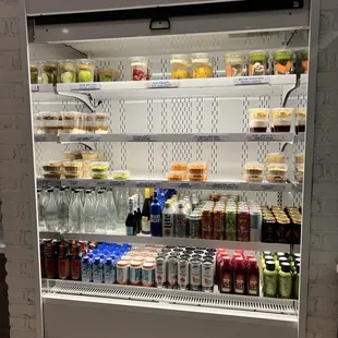 Grab and go section. They were out of a lot when we were there.