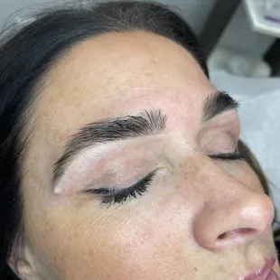 Eyebrow Shaping and Tint