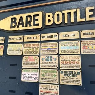 Barebottle Beer Garden in Salesforce Park, San Francisco.