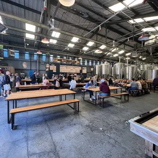 people sitting at tables