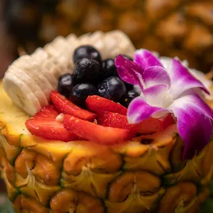 Acai in a Pineapple Bowl!