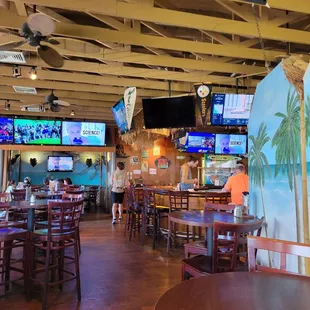 the dining area