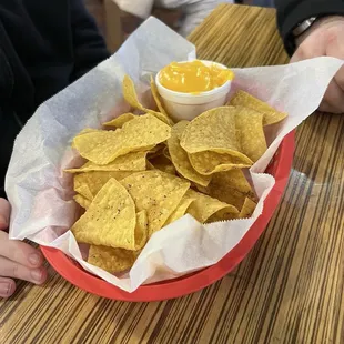 Nachos with cheese