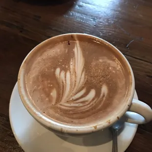 Soy voodoo (some baristas don't put powder on top...)