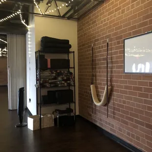 Props inside the studio