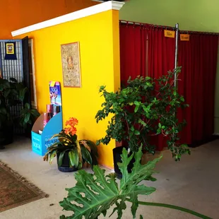 Changing rooms area