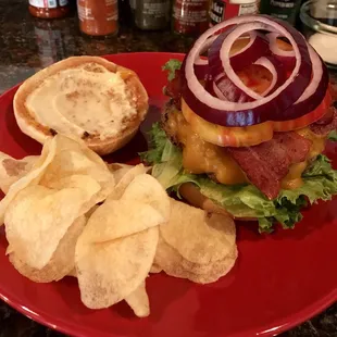 Ground chuck from Barendregt's Grocery!  9/2018