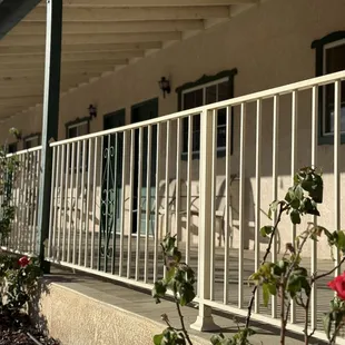 Outside view of rooms