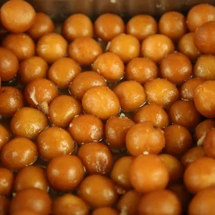 a close up of a bowl of nuts