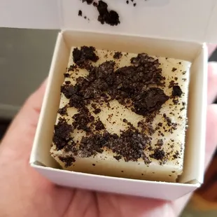 Oreo flavor - not to sweet, just right