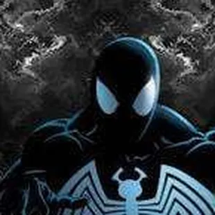 a spider - man with a sword