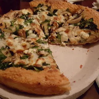 Spinach White Pizza Pie