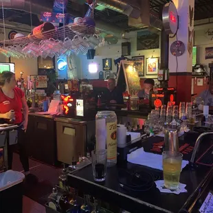 people at a bar in a restaurant