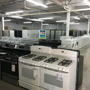 VISIT THE BARGAIN BASEMENT TO SEE OVER 300 NEW DISCOUNT APPLIANCES. WE ALSO HAVE USED APPLIANCES AND PARTS FOR MOST MAJOR BRANDS.