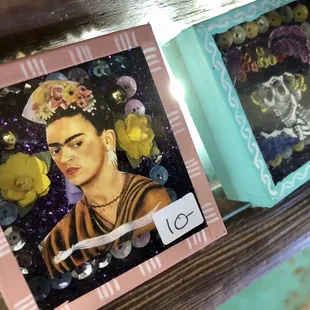 Frieda and Day of the dead refrigerator magnets