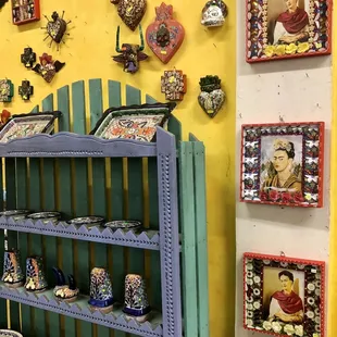 Day of the dead &amp; Frieda Kahlo Artisan handcrafted decor