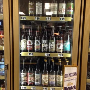 a display of alcohol bottles
