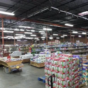 the inside of a grocery store