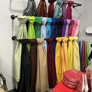 Linens wall