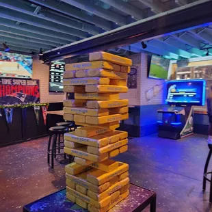 Huge jenga