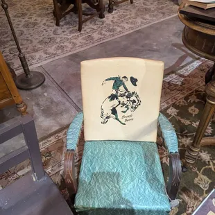 Cute little buckaroo chair