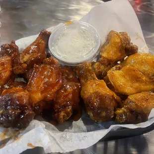 And two other flavors of Bone-in Wings!!!
