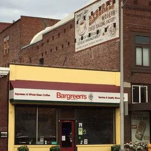 Classic building and great old painted advertising