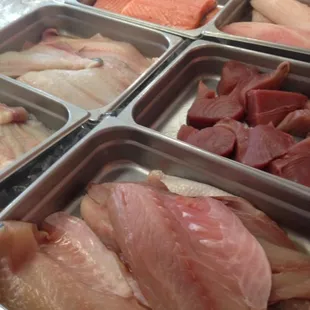 Great selection of fresh fish!