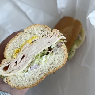 Turkey and Cheese Sub