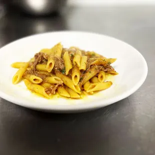 Penne with housemade beef short rib ragu