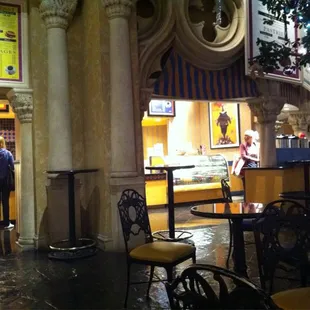 the interior of a restaurant