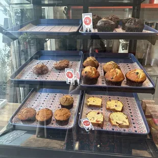 a display of pastries