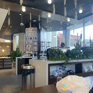 Inside barista parlor.