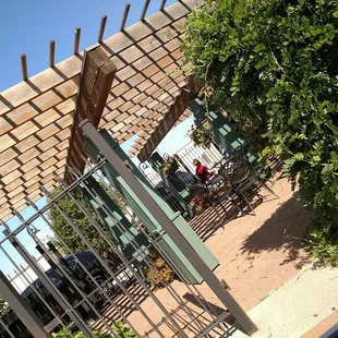 Sweet little sitting area outside