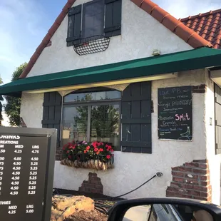 View from the drive-up